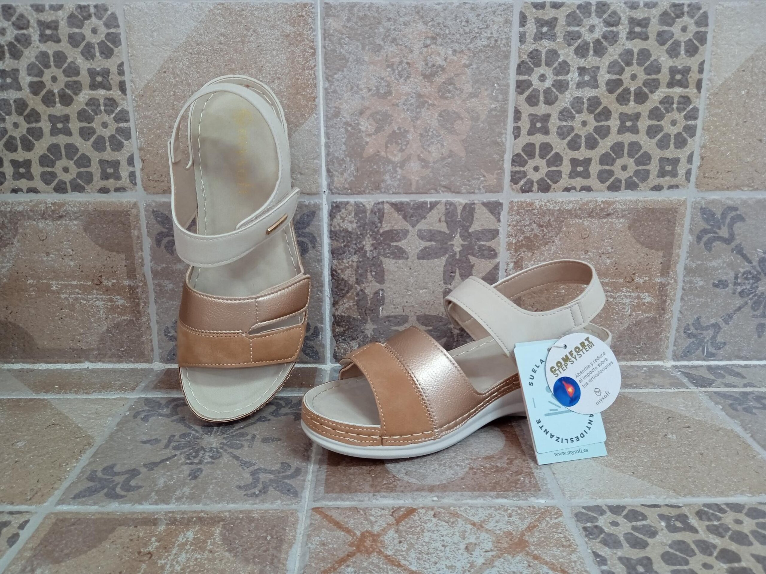 Sandalia mujer velcro - 3