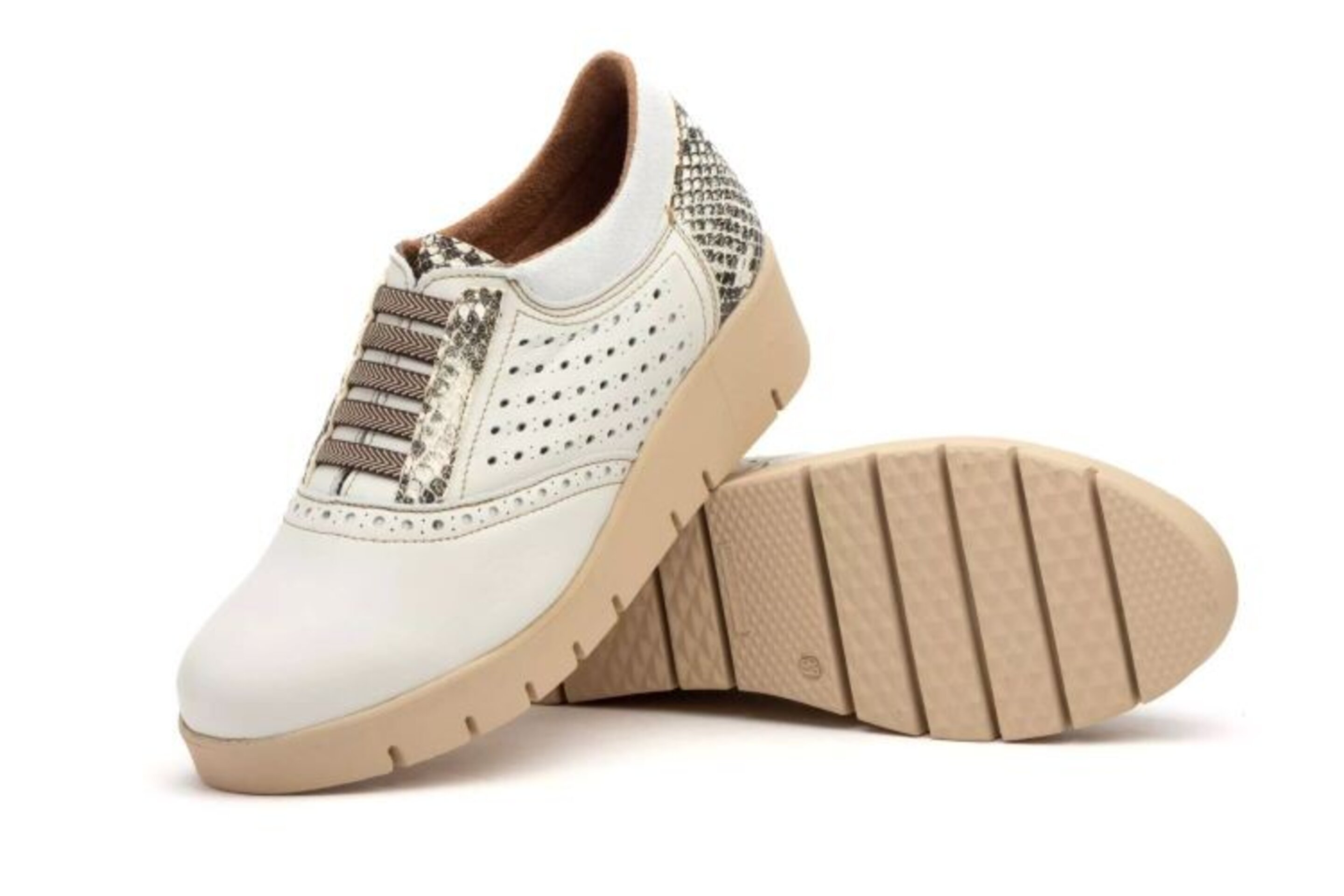 ZAPATOS  CUÑA PIEL - 5
