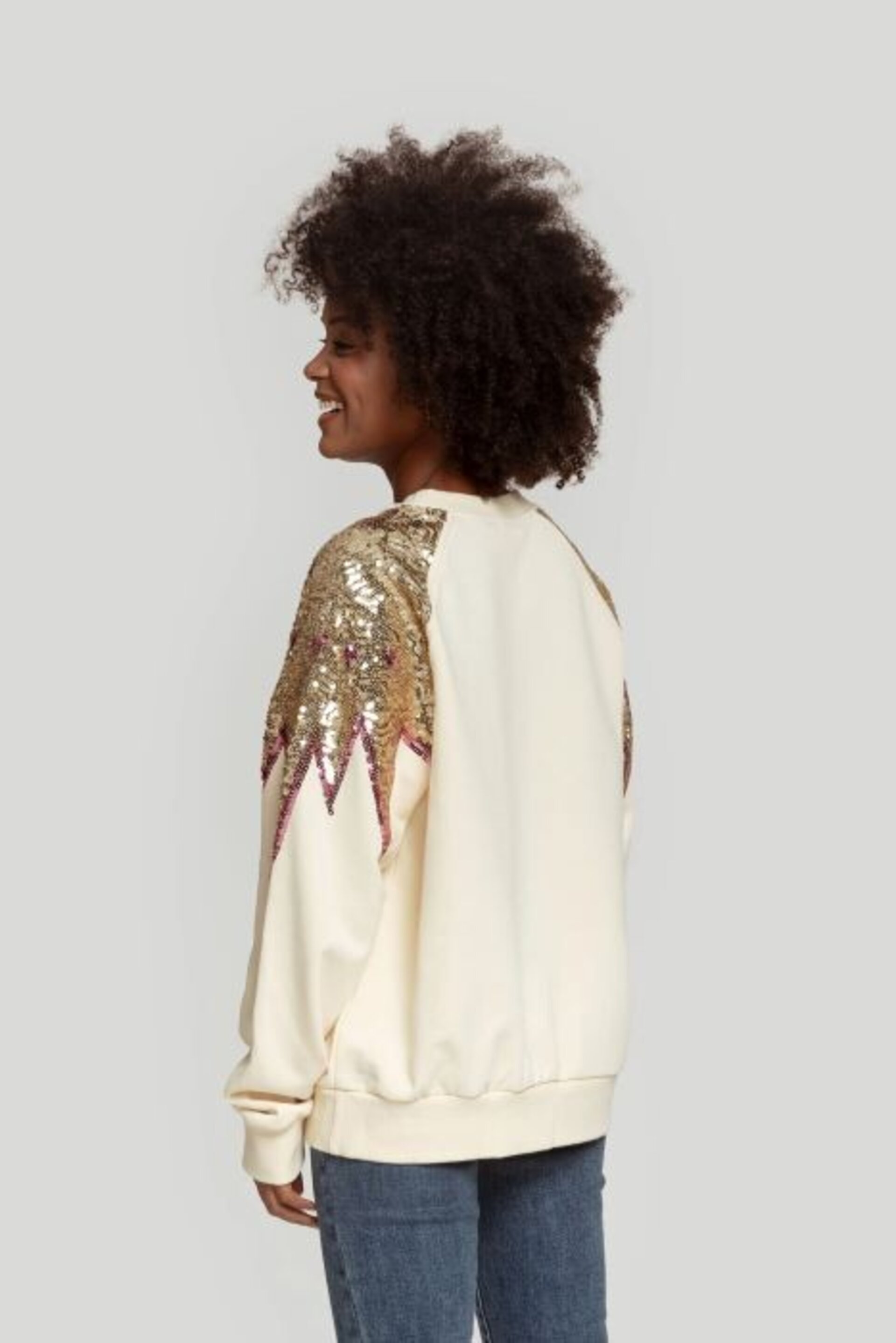 SUDADERA LENTEJUELAS MUJER - 3