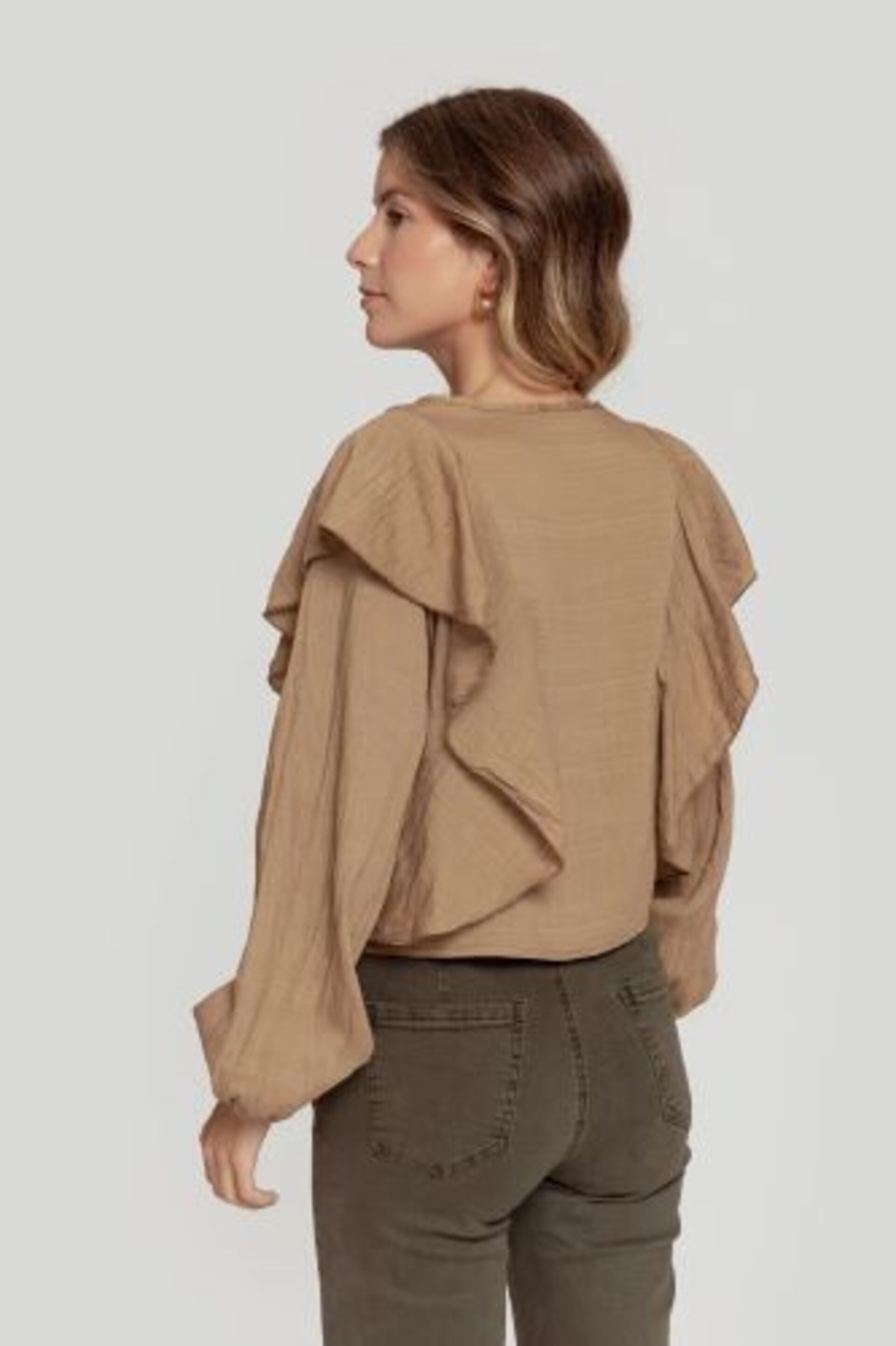 BLUSA VOLANTES MUJER - 2