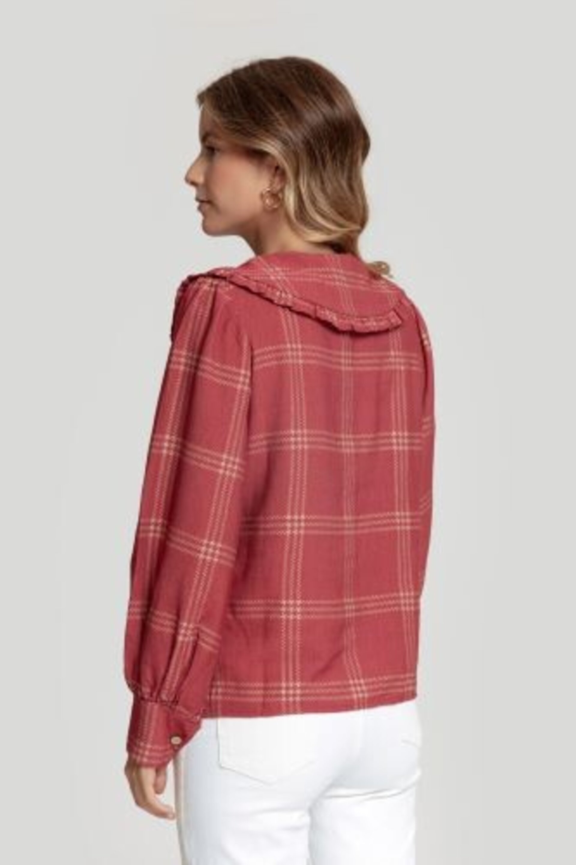 BLUSA CUADROS MUJER - 2