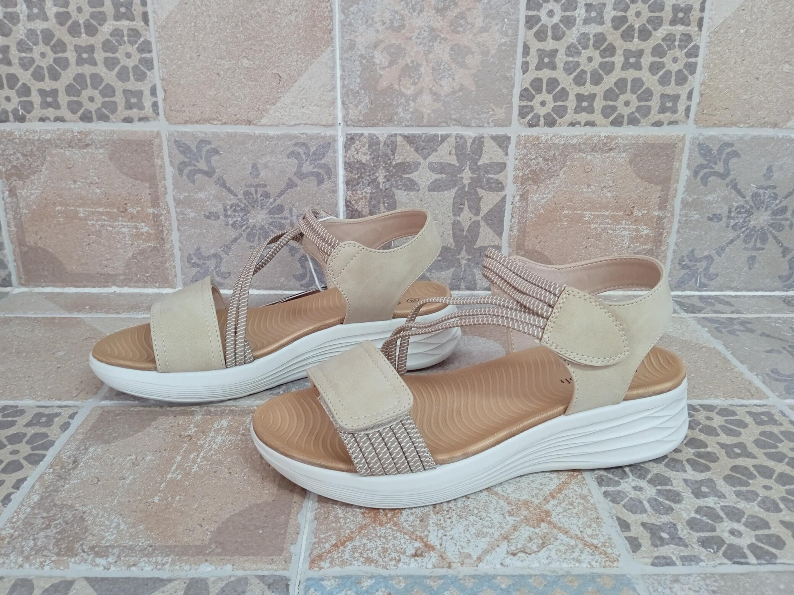 Sandalia velcro mujer - 3